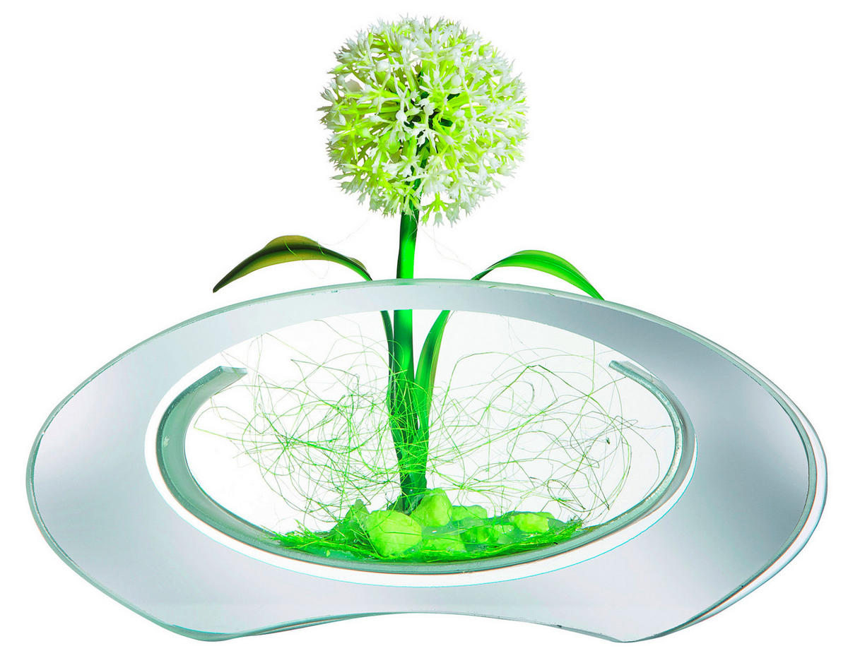 POCOline Vase klar Glas B/H/L: ca. 4x9x8,5 cm Spiegelvase_eckig - klar (8,50/4,00/9,00cm) - POCOline