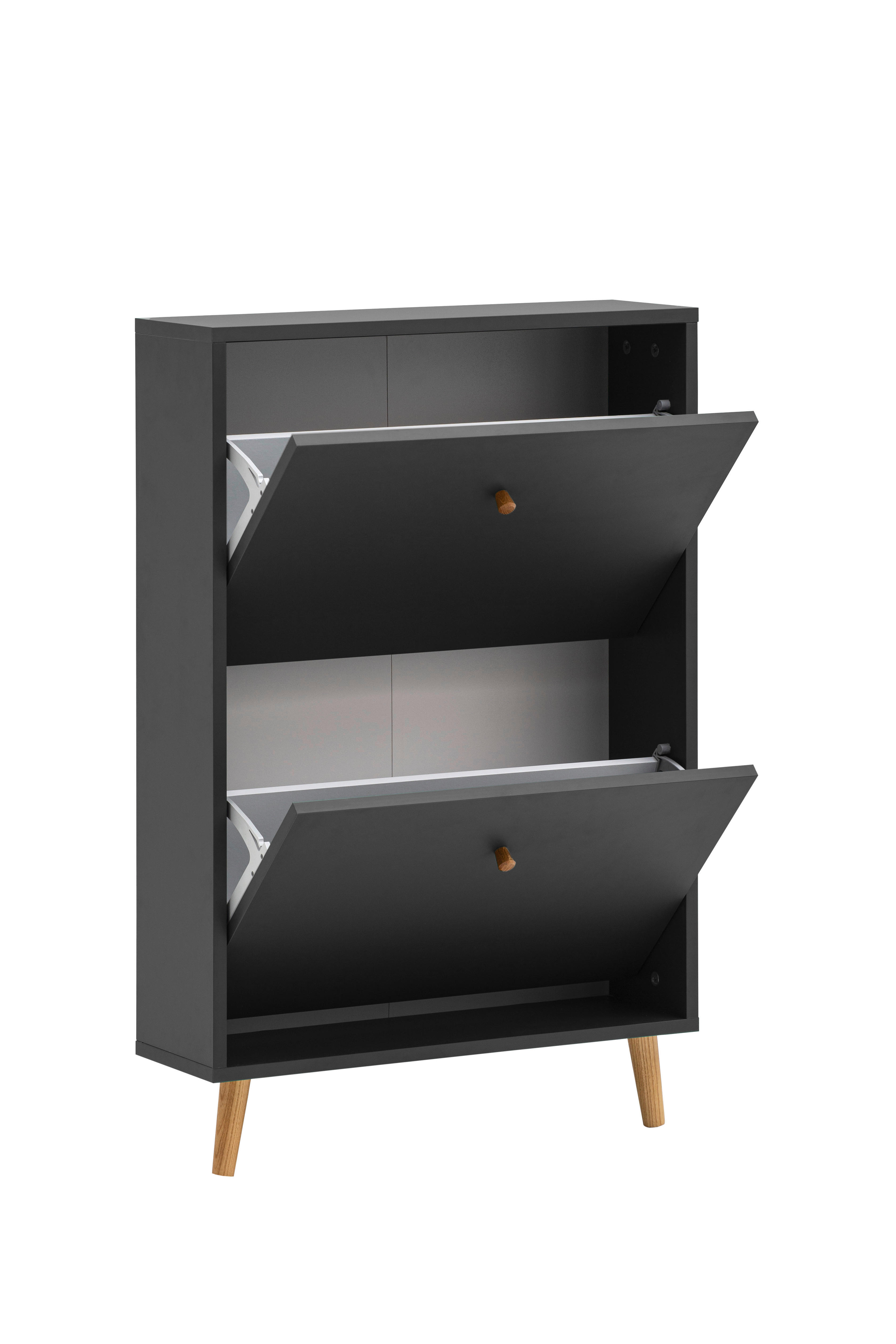 Schuhkipper Bjarne anthrazit B/H/T: ca. 59,8x92,2x20 cm Bjarne - anthrazit (59,80/92,20/20,00cm) - Möbelpartner