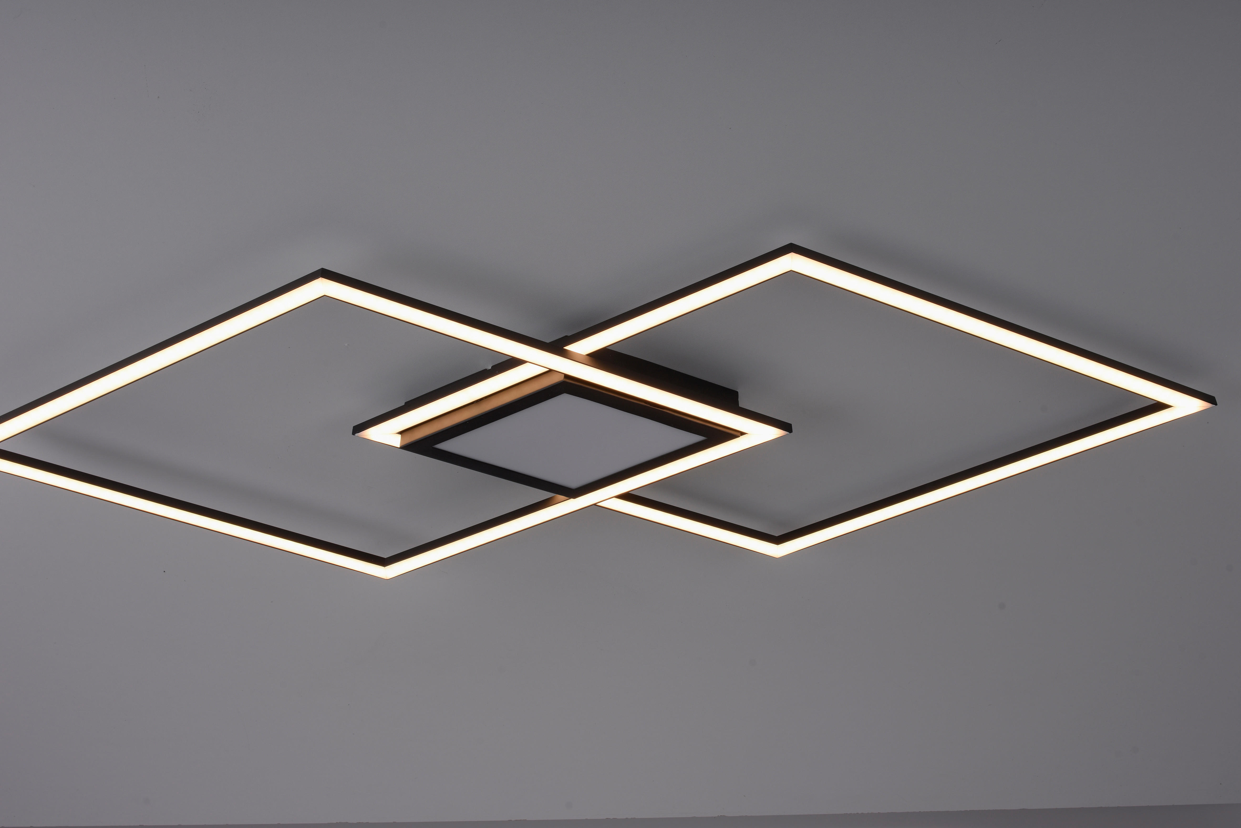 Just Light Deckenleuchte Asmin 14695-18 schwarz Aluminium H/T/L: ca. 5,2x37x106 cm LED-Deckenleuchte_Asmin - schwarz (106,00cm) - Just Light