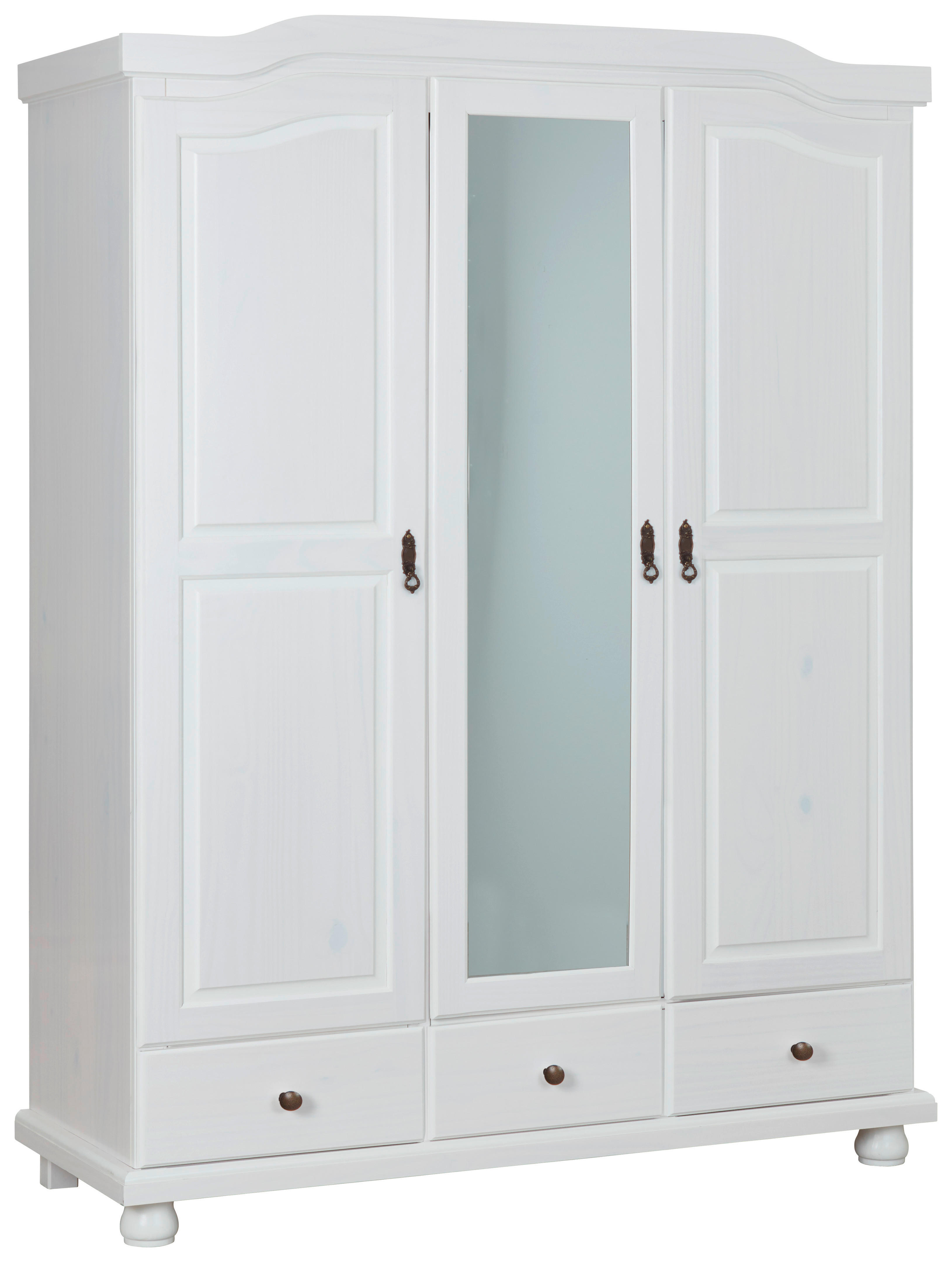 Kleiderschrank Kappl weiß B/H/T: ca. 150x198x56 cm Kappl - weiß (150,00/198,00/56,00cm) - Inter Link