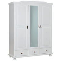 Kleiderschrank Kappl weiß B/H/T: ca. 150x198x56 cm Kappl - weiß (150,00/198,00/56,00cm) - Inter Link