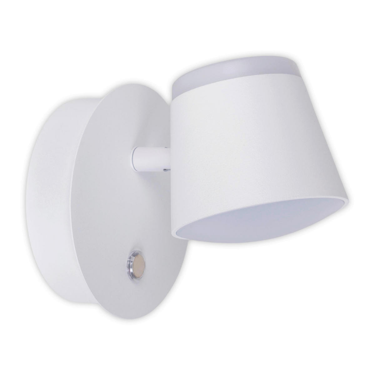 Näve Leuchten LED-Wandleuchte weiß Metall Kunststoff B/H/T: ca. 12x12x14,5 cm TONDO - weiß (12,00/12,00/14,50cm) - Näve Leuchten