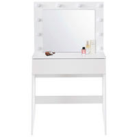 Schminktisch Lola weiß B/H/T: ca. 80x147x40 cm Lola - weiß (80,00/147,00/40,00cm)