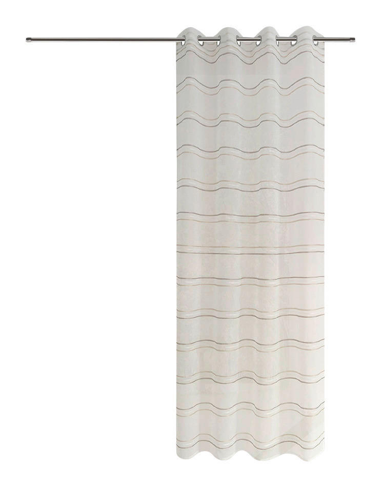 Thumbnail - Ösenvorhang Bamberg natur B/L: ca. 140x245 cm