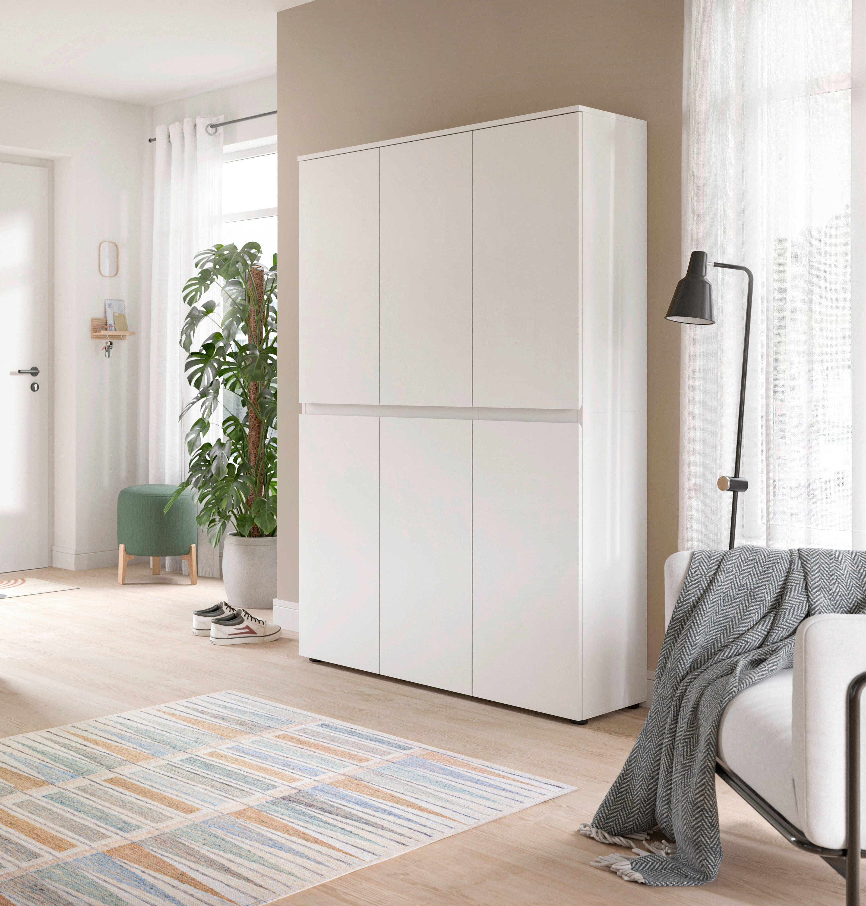 Thumbnail - Schrank SCARPA weiß B/H/T: ca. 105x175x37 cm