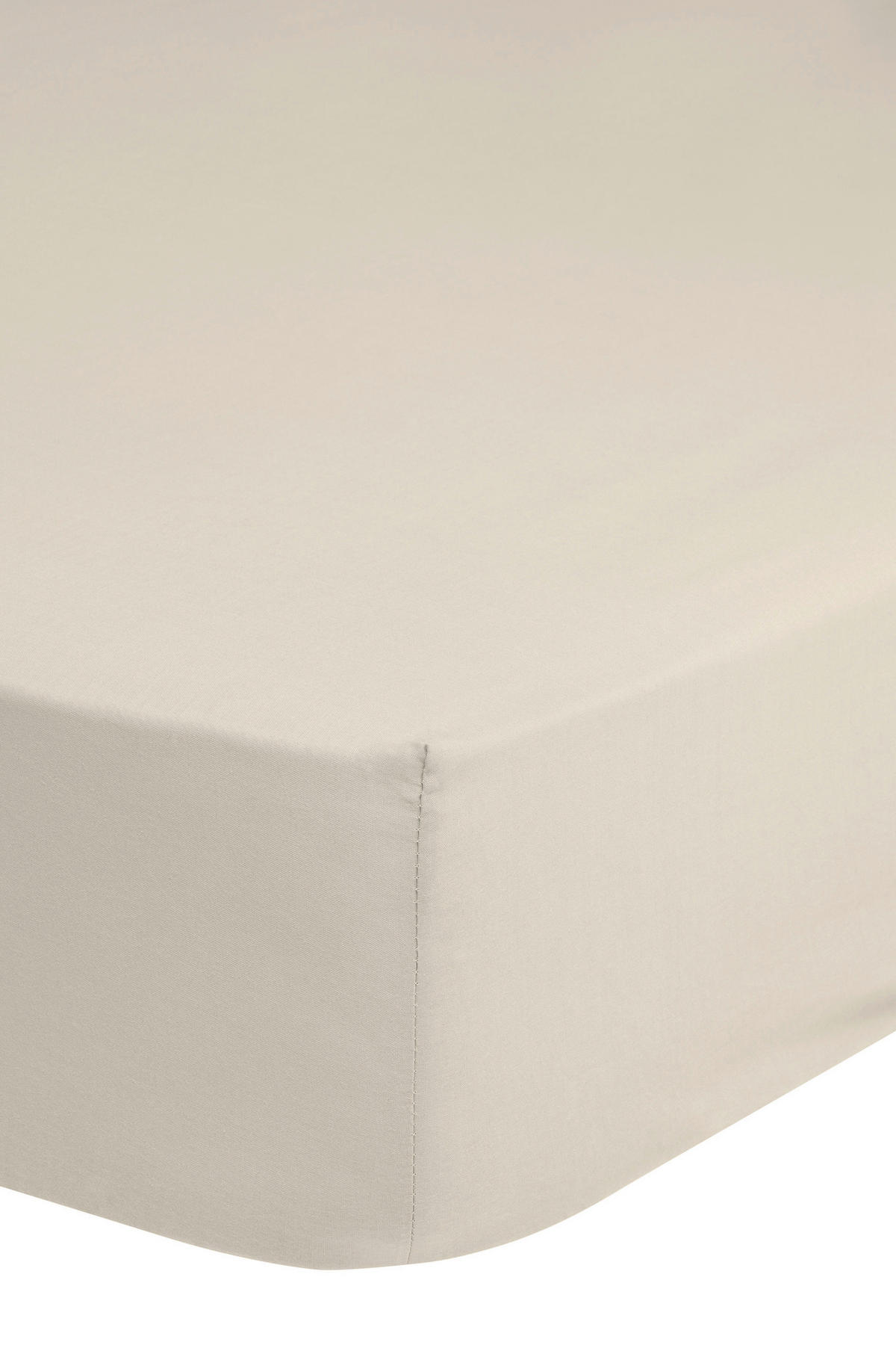 Jersey Spannbetttuch Spannbetttuch-Jersey 90x220cm - ecru (90,00/220,00cm) - Good Morning