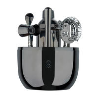 MASTERPRO Cocktail-Set THE DROP schwarz Edelstahl THE DROP - schwarz - MASTERPRO
