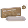 CreaTable Servierset Streat Tray Kebab/Satay creme Steinzeug Streat Tray Kebab/Satay - creme - CreaTable