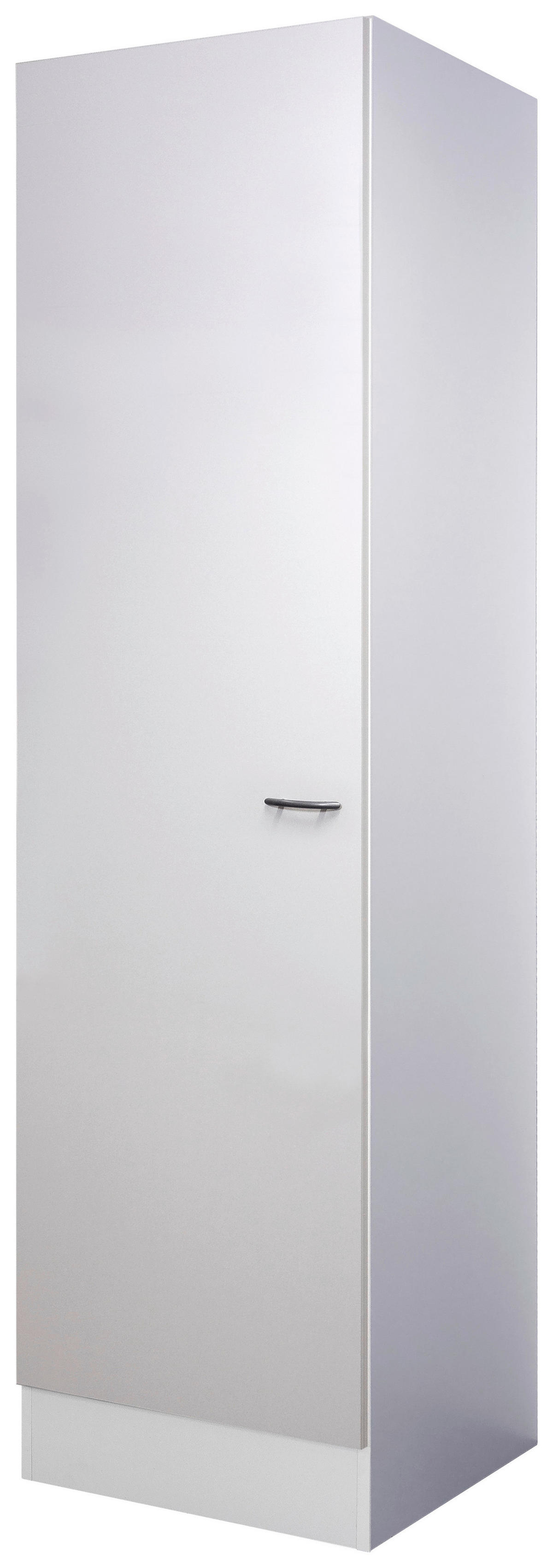 Seitenschrank Wito weiß B/H/T: ca. 50x200x57 cm Wito - weiß/Edelstahl (50,00/200,00/57,00cm) - Flex-Well