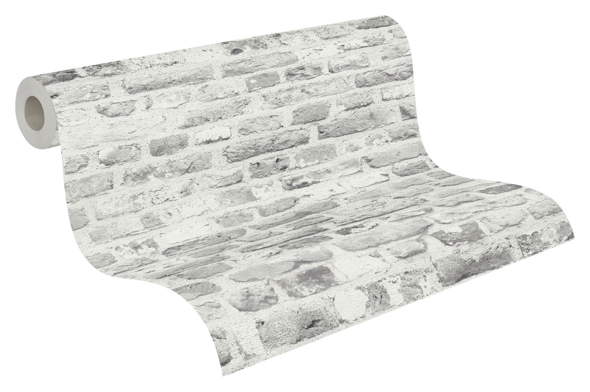 A.S.Creation Vliestapete weiß B/H/D: ca. 53x1005x8,7 cm Vliestapete - weiß (8,70/1005,00cm) - A.S.Creation