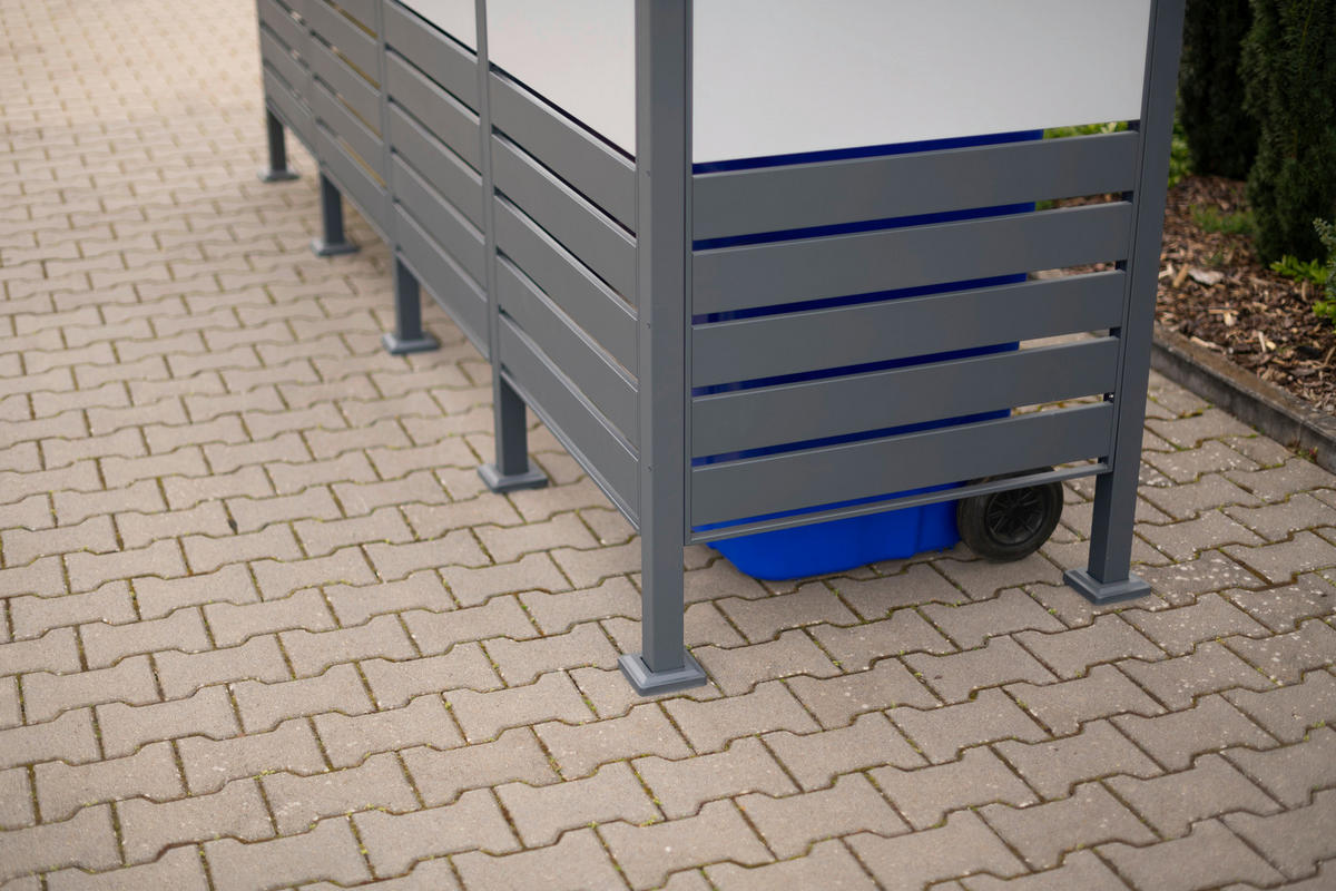 Westmann MülltonnenverkleidungBox Planum Box Planum - anthrazit (90,00/330,00/120,00cm) - Westmann