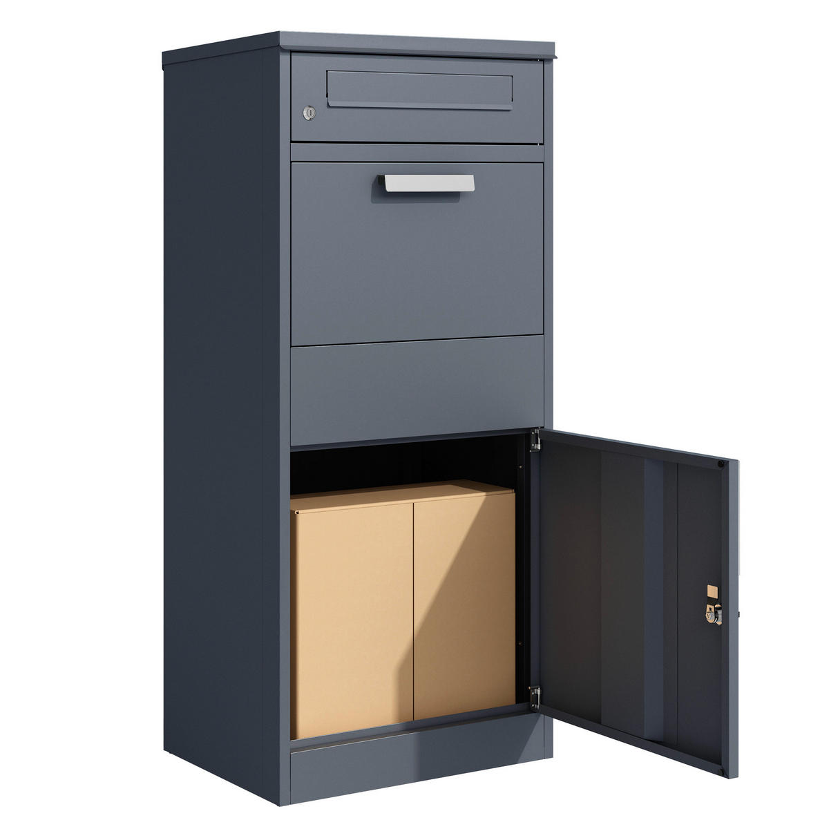 Westmann Paketbox Pedro anthrazit B/H/L: ca. 50x112x37 cm Pedro - anthrazit (37,00/50,00/112,00cm) - Westmann
