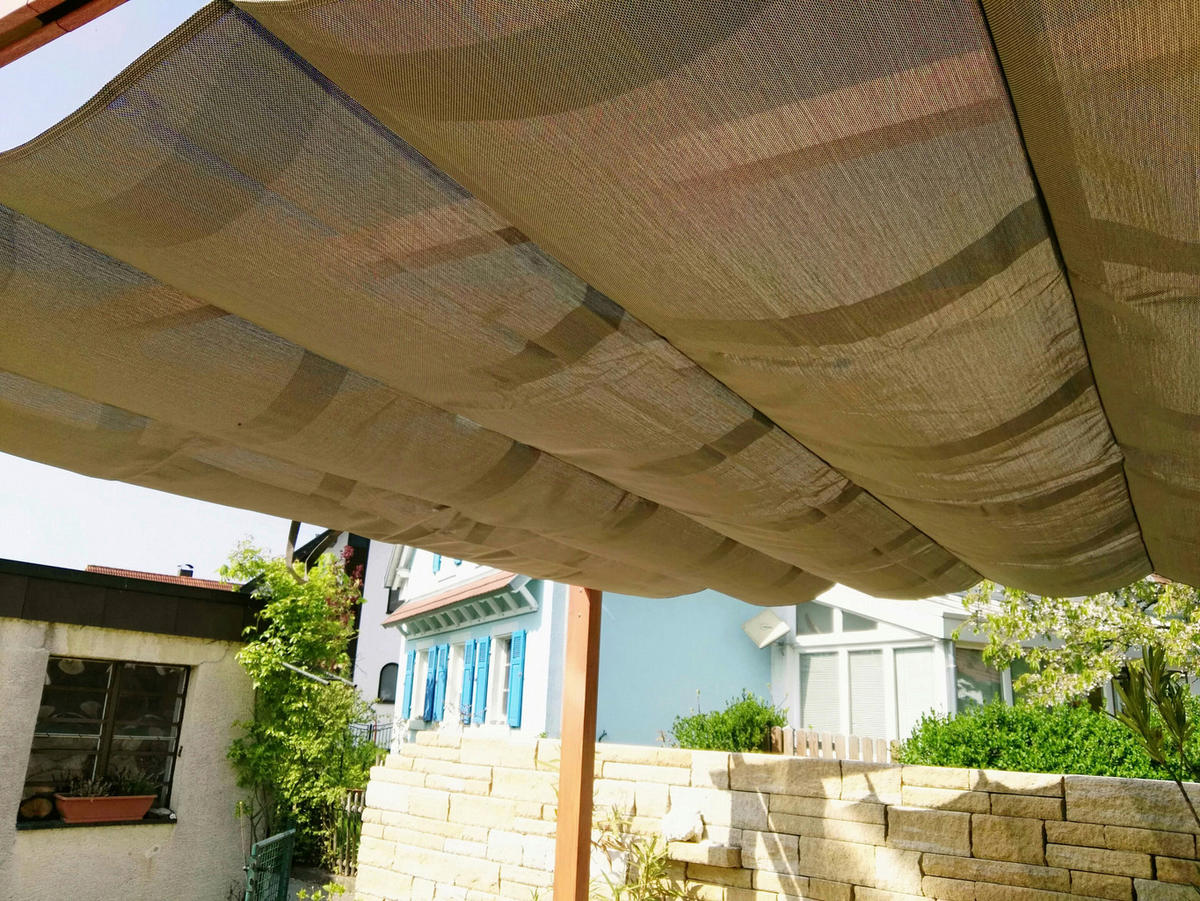 Paragon Outdoor Pavillon Florida hellbraun Metall B/H/L: ca. 350x235x350 cm Florida - hellbraun (350,00/350,00/235,00cm) - Paragon Outdoor