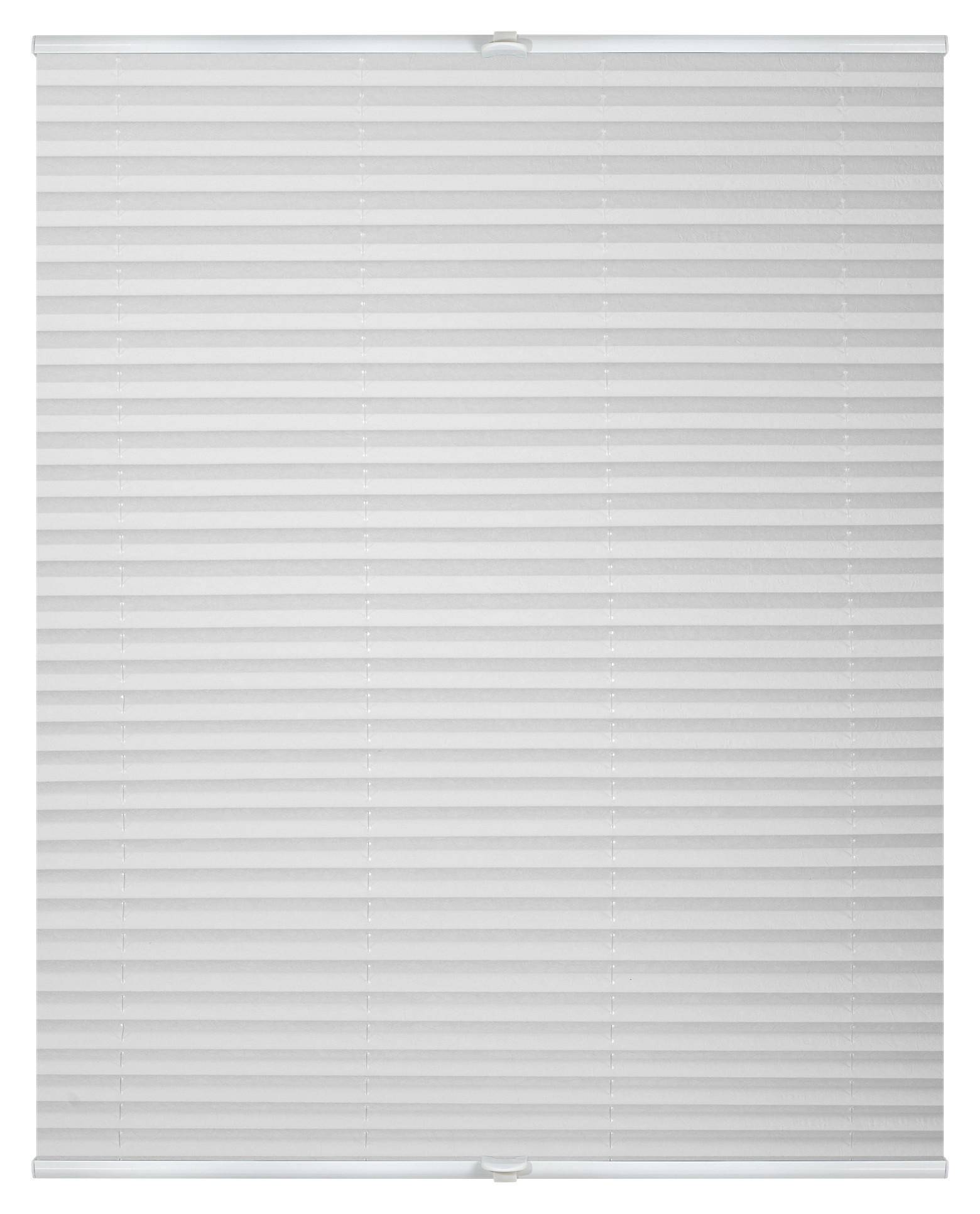 Spannplissee weiß B/L: ca. 50x130 cm Plissee_Klemmfix - weiß (50,00/130,00cm)