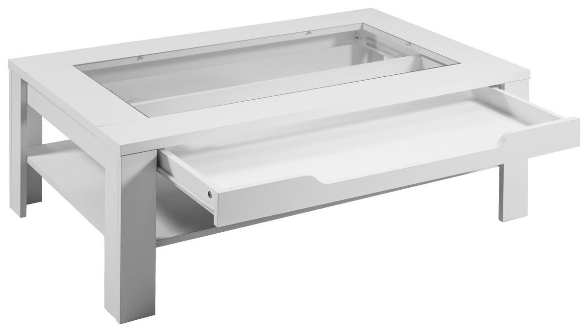 Couchtisch RALPH weiß B/H/T: ca. 110x43x67 cm RALPH - weiß (110,00/43,00/67,00cm) - byLIVING