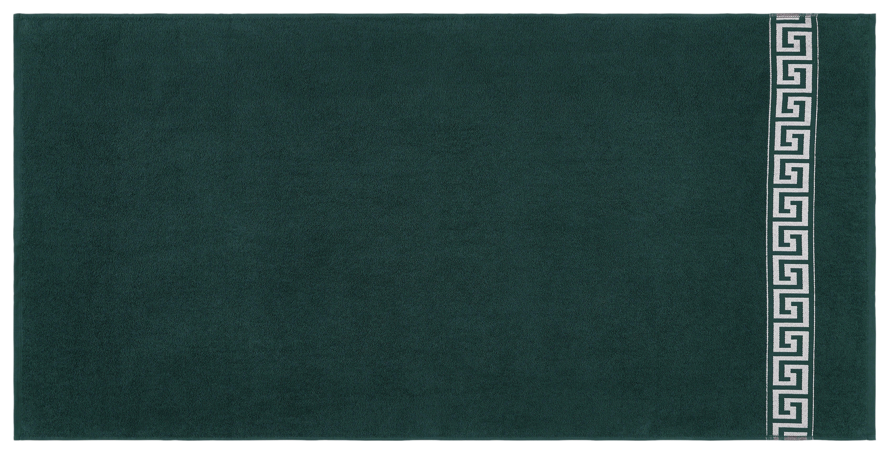 Duschtuch Mäander Mäander - grün (80,00/160,00cm) - POCOline
