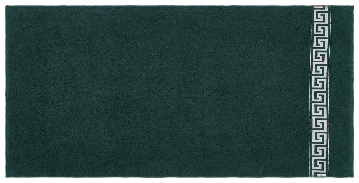 Duschtuch Mäander Mäander - grün (80,00/160,00cm) - POCOline