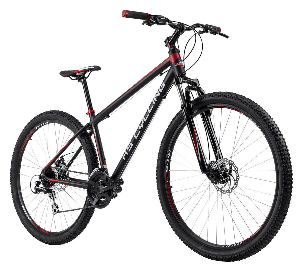 KS-Cycling Mountain-Bike Hardtail Xceed schwarz ca. 29 Zoll Xceed - rot/schwarz - KS-Cycling