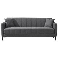 Schlafsofa Rovigo anthrazit schwarz B/H/T: ca. 214x84x83 cm Rovigo - schwarz/anthrazit (214,00/84,00/83,00cm)