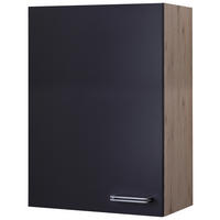 Hängeschrank Elva anthrazit strukturiert B/H/T: ca. 60x89x32 cm Elva - Eiche/anthrazit (60,00/89,00/32,00cm) - Flex-Well