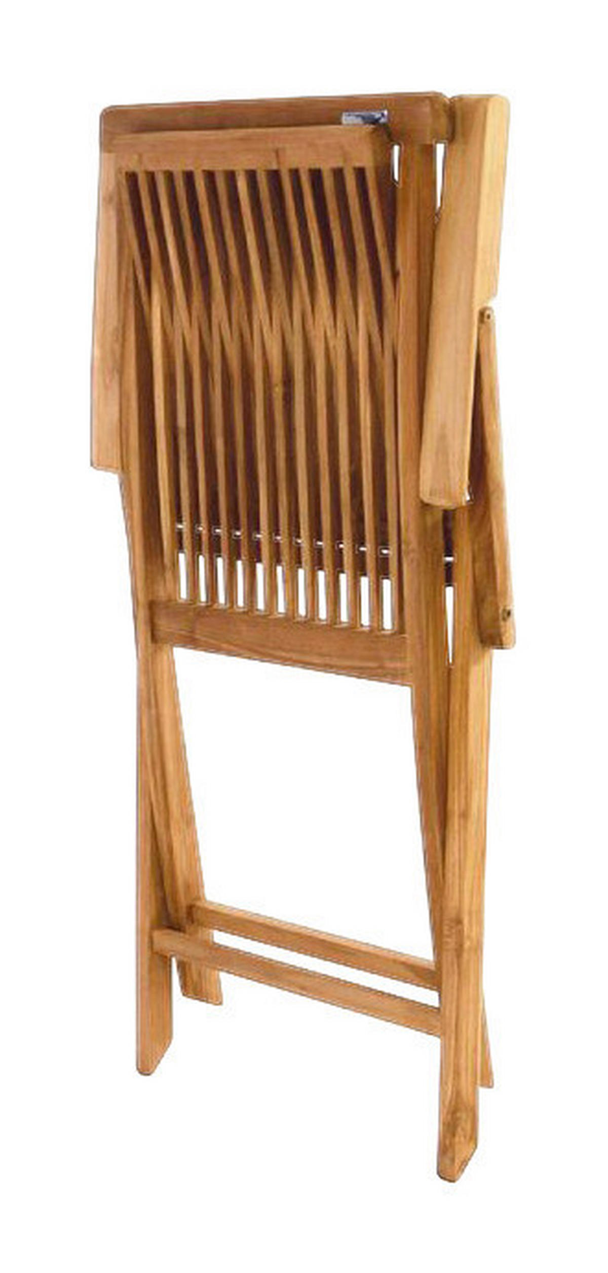 VCM Gartenstuhl braun Teakholz B/H/T: ca. 57x89x62 cm Gartenstuhl - braun (57,00/89,00/62,00cm) - VCM