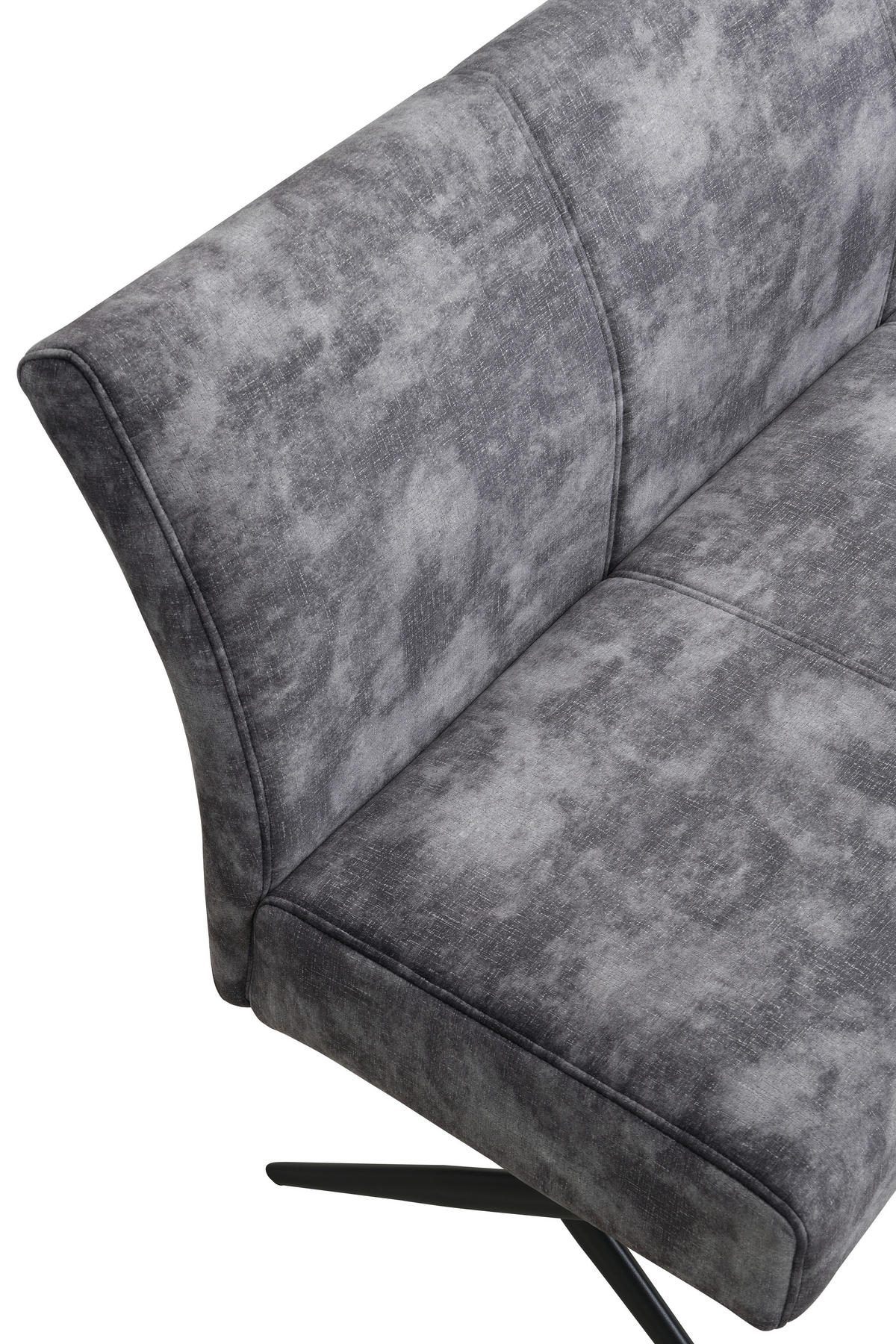 Bank Porto I anthrazit B/H/T: ca. 140x89x64 cm Porto I - schwarz/anthrazit (140,00/89,00/64,00cm)