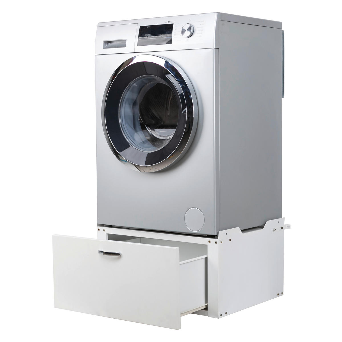 POCOline Waschmaschinen-Unterschrank weiß Metall Waschmaschinen-Unterschrank - weiß (61,00/51,00/33,00cm) - POCOline