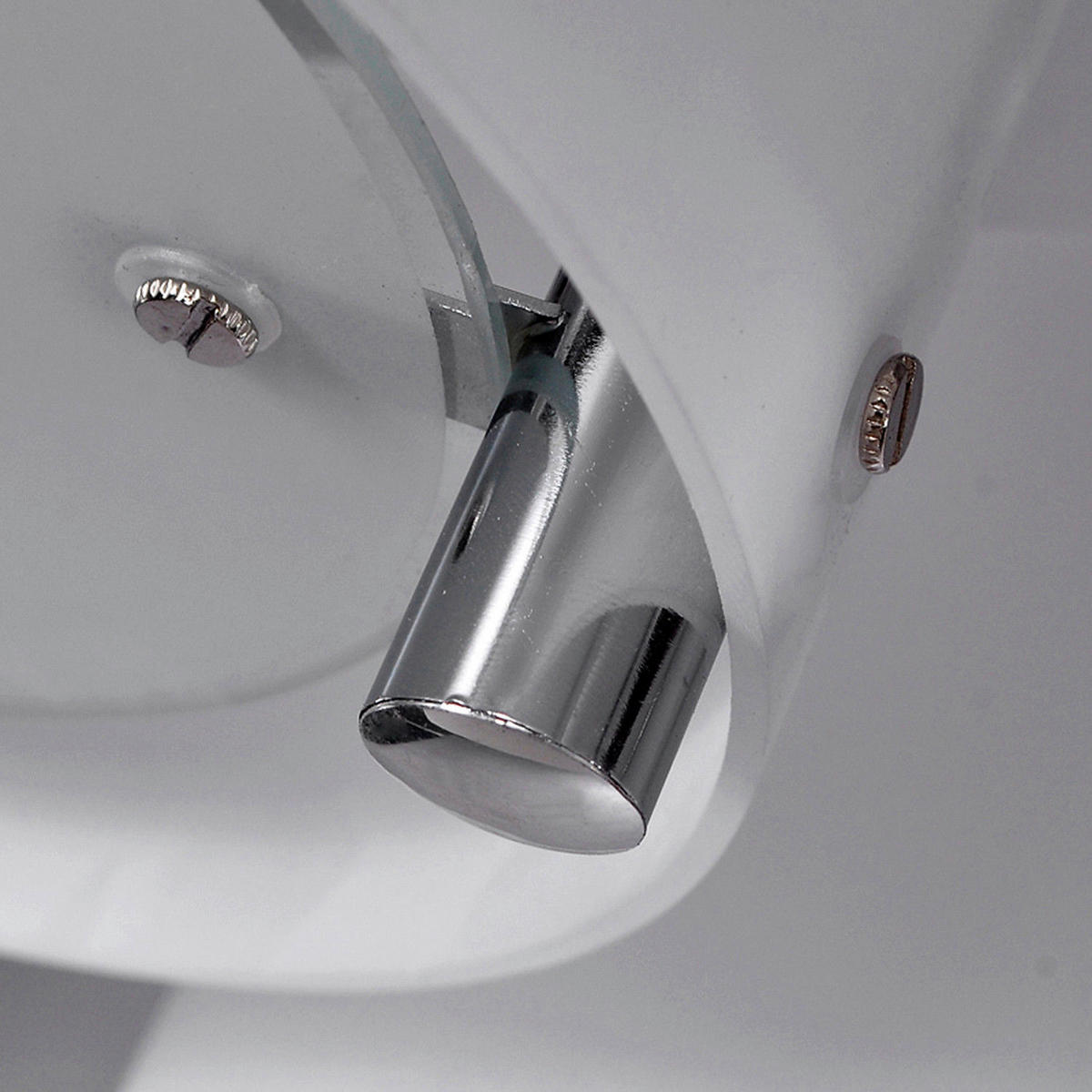 HOMCOM Deckenlampe 3-flammig  	B31-011 weiß Acryl Glas B/H: ca. 64x20 cm E27 3 Brennstellen Deckenlampe 3-flammig - weiß (64,00/20,00cm) - HOMCOM