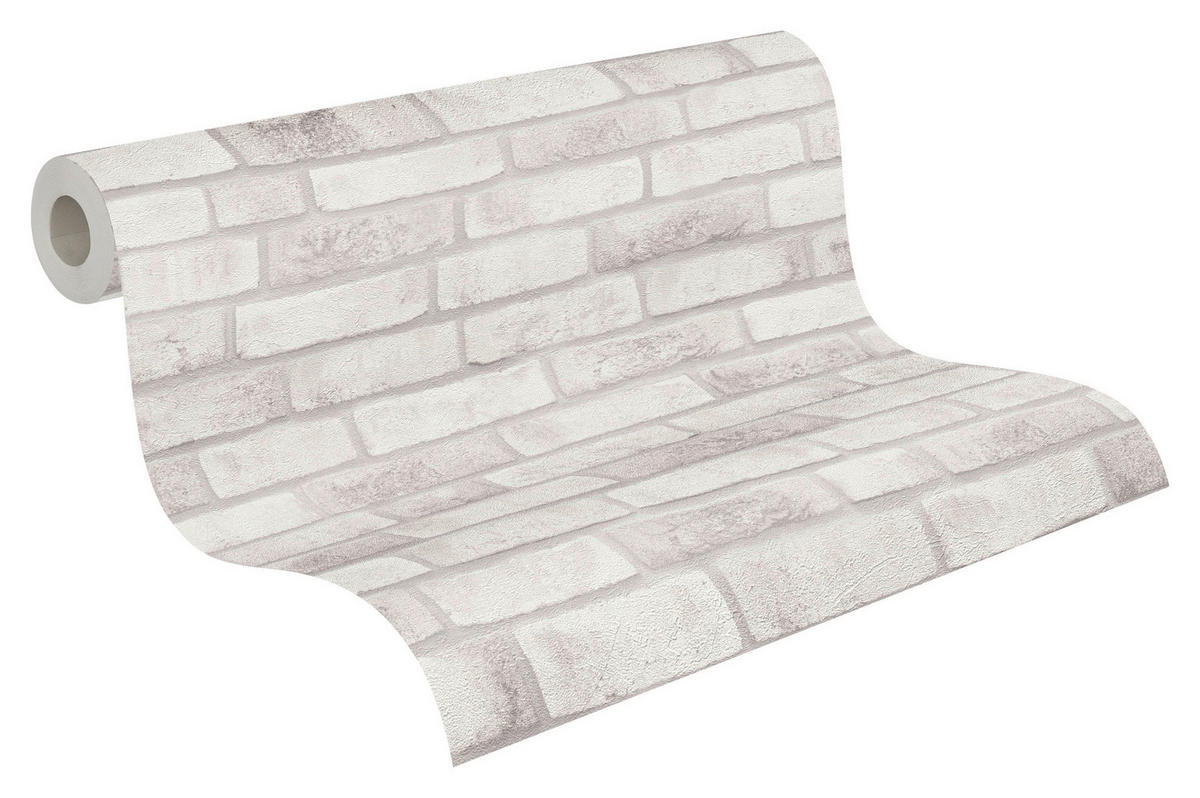 A.S.Creation Vliestapete grau B/H/D: ca. 53x1005x8,6 cm Vliestapete - grau (8,60/1005,00cm) - A.S.Creation