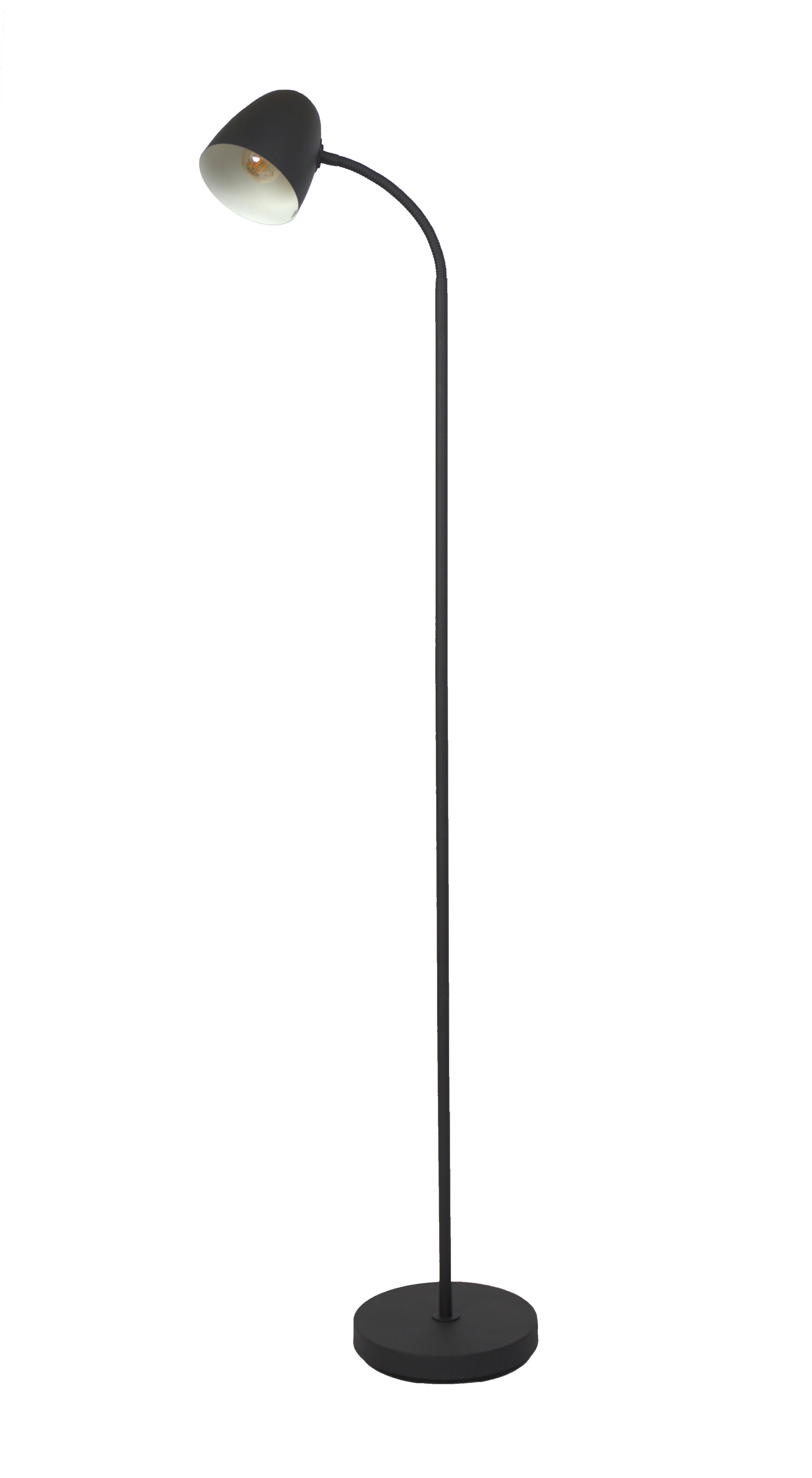 Nowa Stehleuchte 40870108 schwarz Metall B/H/T: ca. 37x140x20 cm E14 1 Brennstellen JASON - schwarz (37,00/140,00/20,00cm) - Nowa