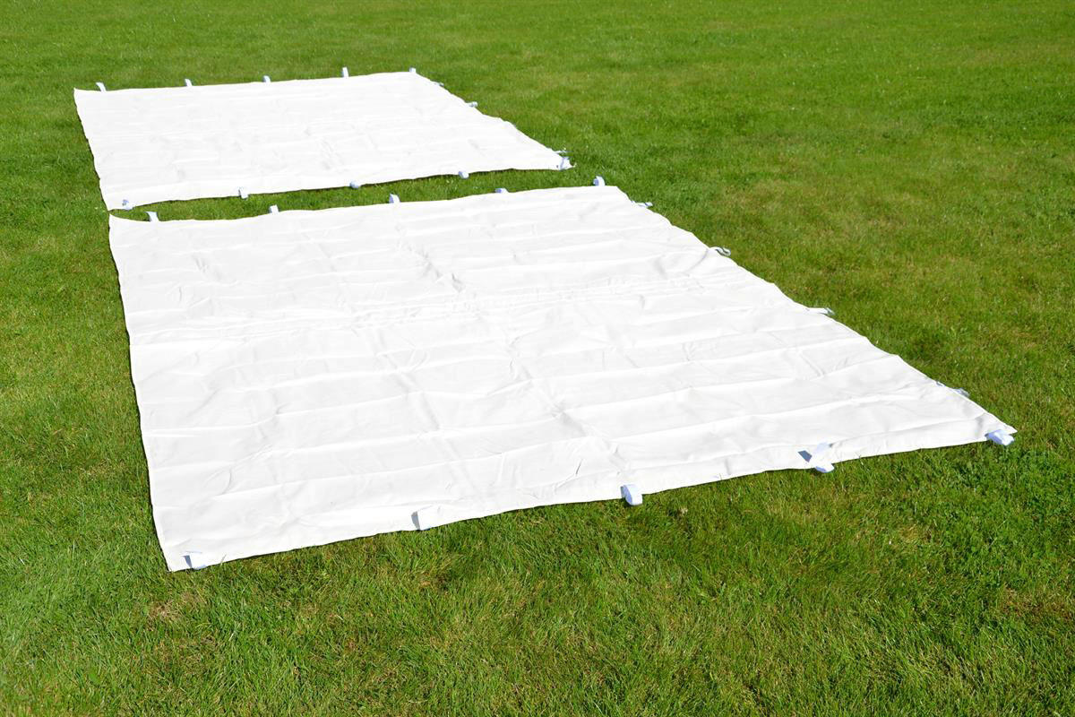VCM Pavillon PROFI weiß Polyester-Mischgewebe B/H/L: ca. 300x220x300 cm PROFI - weiß (300,00/300,00/220,00cm) - VCM