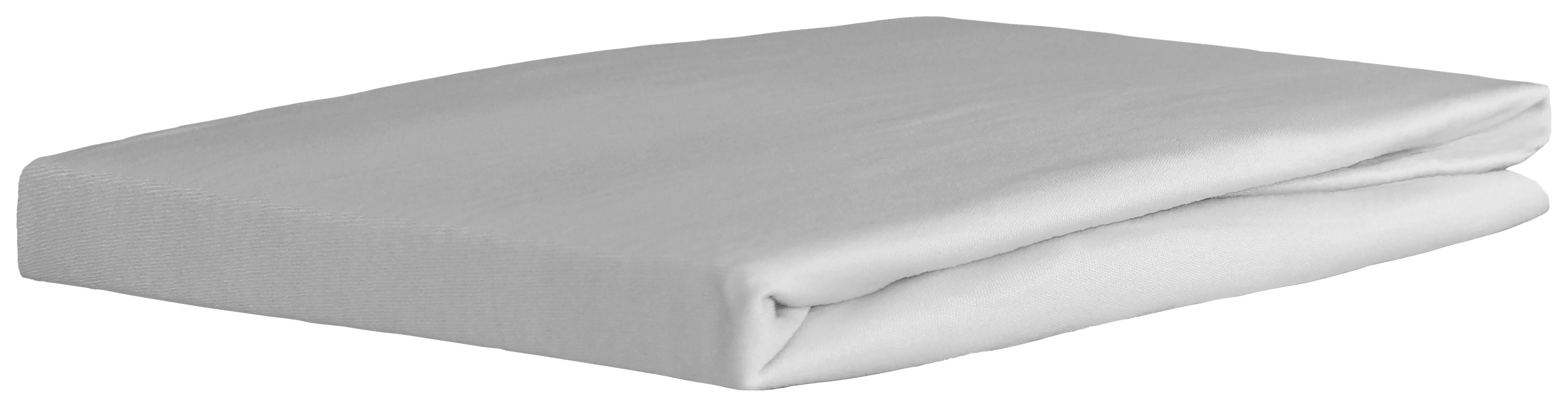 Spannbetttuch Spannbetttuch_Jersey 100x200cm - silber (100,00/200,00cm) - CASTELL