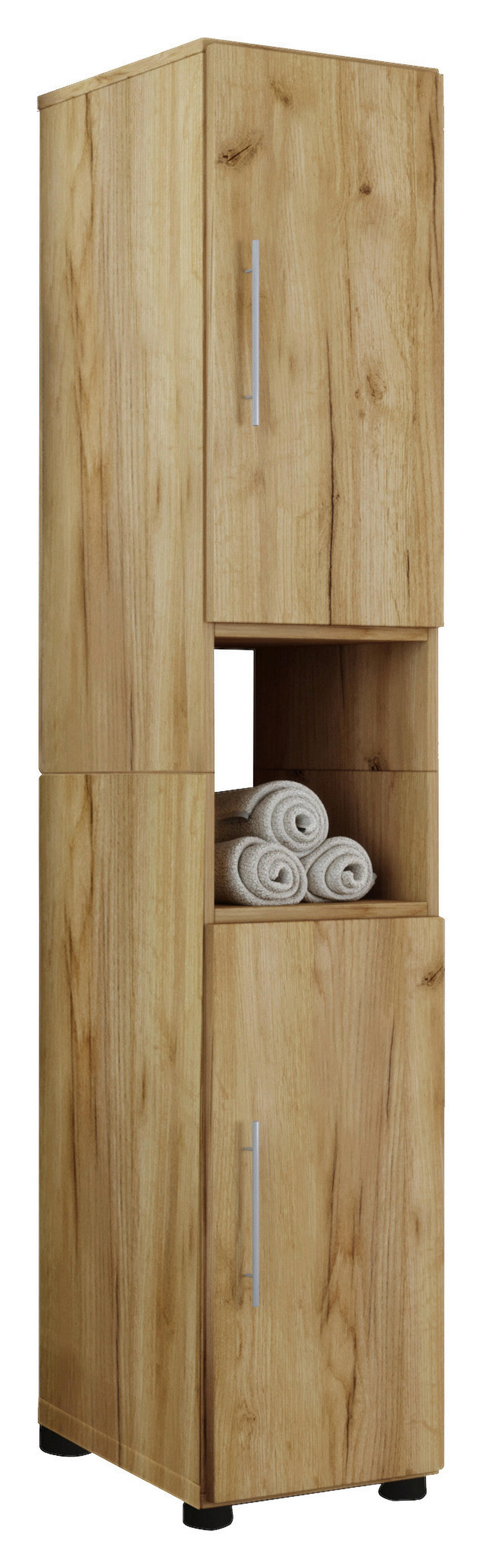 Hochschrank Flandu Eiche Honig Nachbildung B/H/T: ca. 31x160x32 cm Flandu - Eiche (31,00/160,00/32,00cm) - VCM Möbel