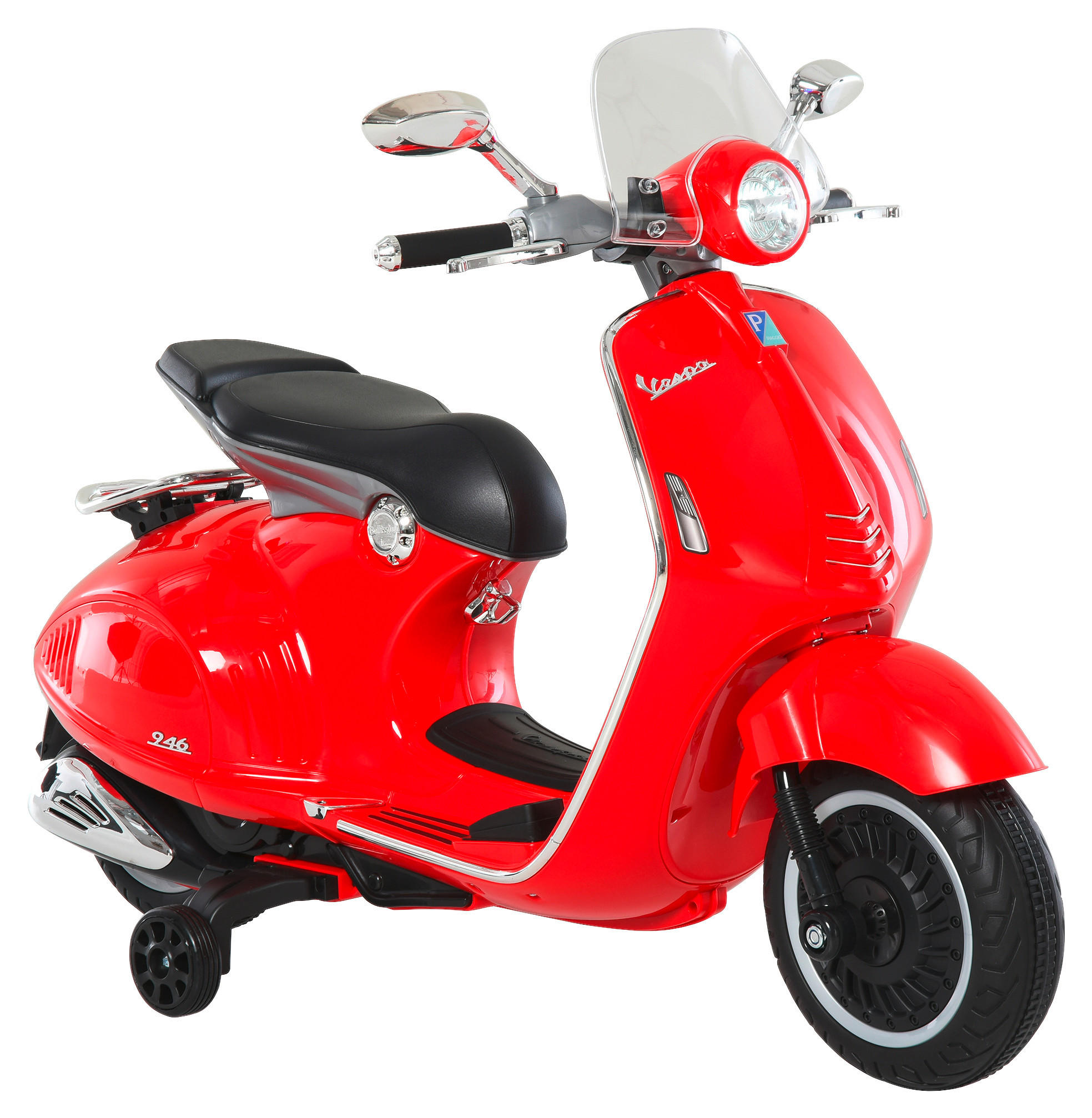 HOMCOM Kinder-Elektro-Motorrad rot B/H/L: ca. 49x75x108 cm Elektrisches_Kindermotorrad - rot (108,00/49,00/75,00cm) - HOMCOM