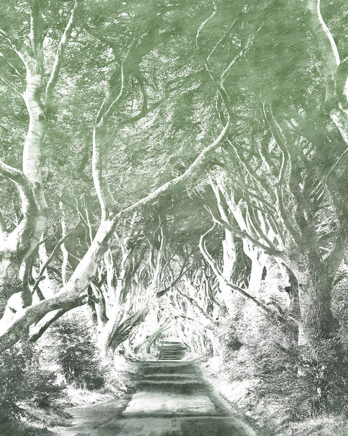 Komar Fototapete Alley Graphite B/L: ca. 200x250 cm Alley Graphite - (200,00/250,00cm) - Komar