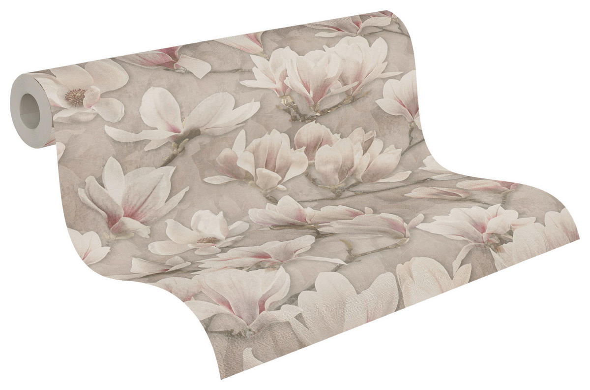 A.S.Creation Vliestapete weiß rosa B/H/D: ca. 53x1005x8 cm Vliestapete - weiß/rosa (8,00/1005,00cm) - A.S.Creation