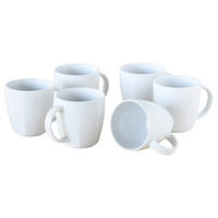 CreaTable Kaffeebecher Victoria weiß Porzellan 6 tlg. Victoria - weiß (0,00cm) - CreaTable
