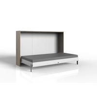 Klappbett Juist Eiche Nachbildung Liegefläche B/L: ca. 120x200 cm Juist - Eiche/weiß (212,00/134,00/43,00cm)