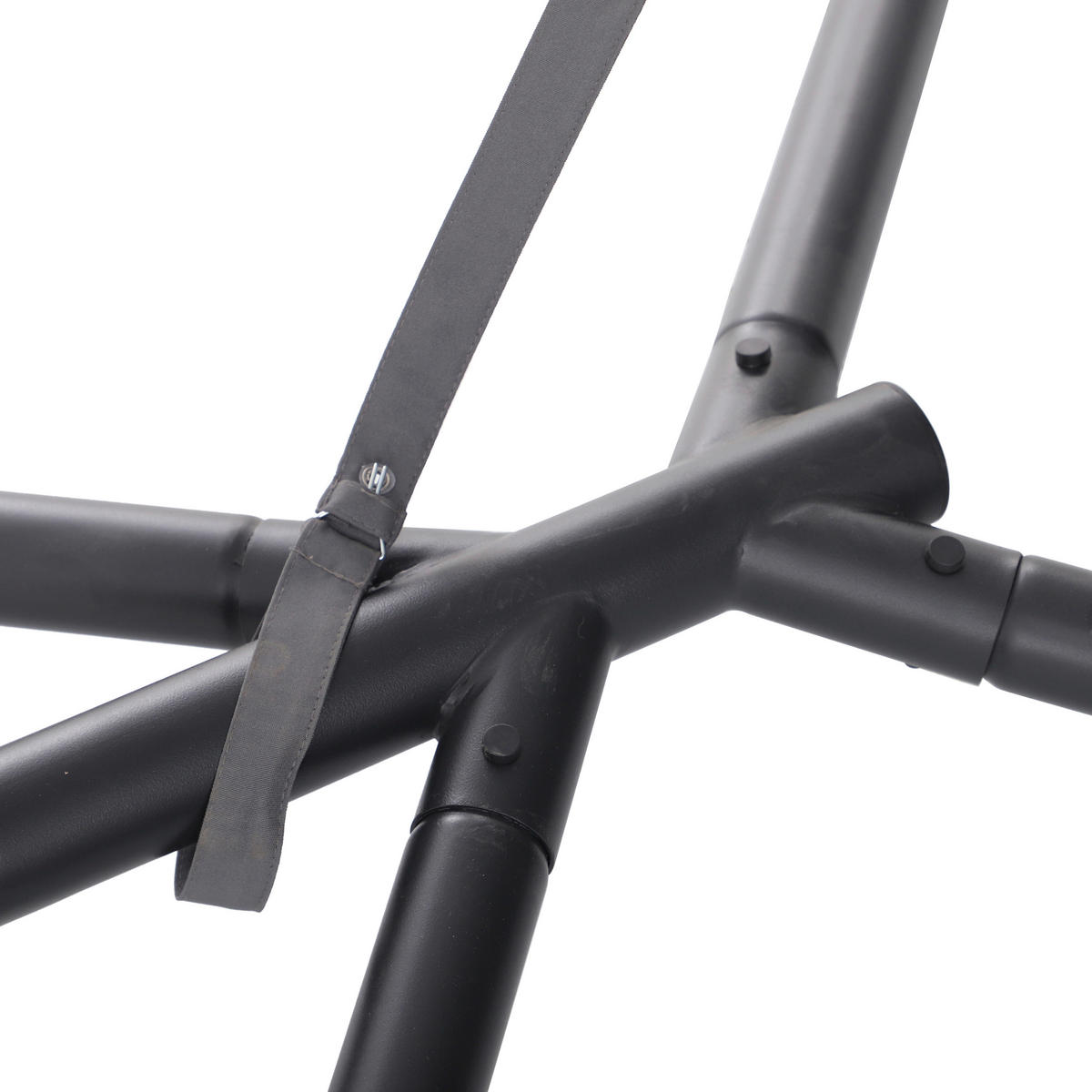 POCOline Gartenstuhl dunkelgrau Stahl Hängesessel - dunkelgrau - POCOline