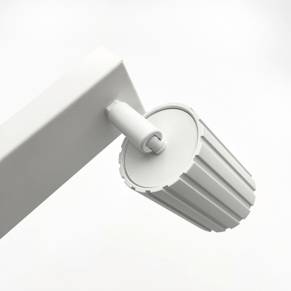 Thumbnail - Lamkur Strahler weiß Stahl B/H/L: ca. 6,5x16,5x81 cm 4 Brennstellen