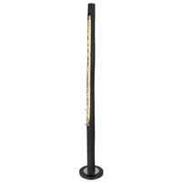 GLOBO Stehleuchte FELICITAS 15354-15SN schwarz nickel matt Holz Metall Acryl H/D: ca. 151x23 cm FELICITAS - nickel matt/schwarz (23,00/151,00cm) - Globo