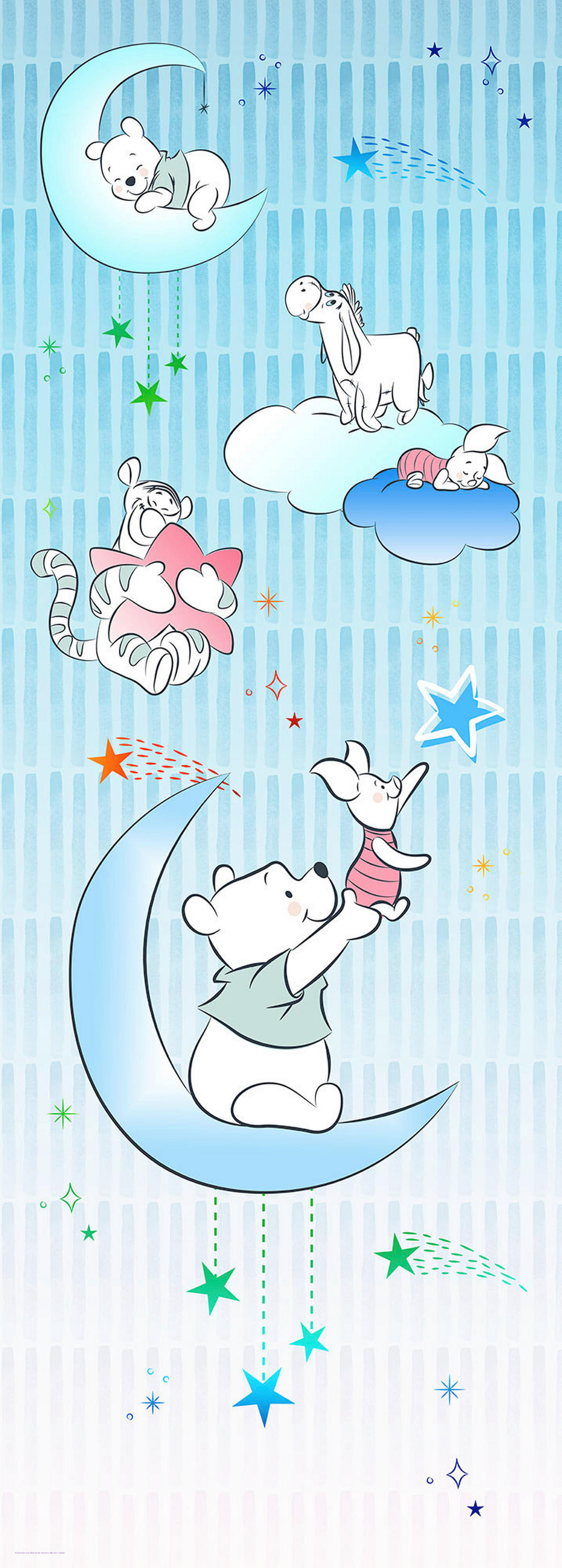 Komar Fototapete Winnie the Pooh Piglet and Stars Winnie the Pooh Piglet and Stars - Komar