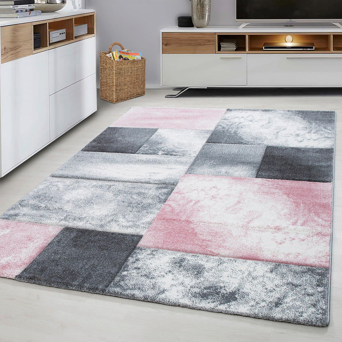 Ayyildiz Teppich HAWAII pink B/L: ca. 80x150 cm HAWAII - pink (80,00/150,00cm) - Ayyildiz