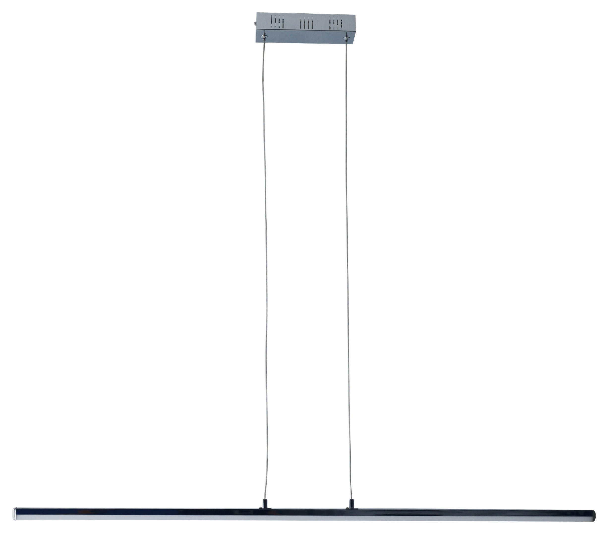 Näve Leuchten Pendelleuchte 7070842 stahlfarbig Kunststoff Metall B/H/T: ca. 2x111x100 cm null 1 Brennstellen Beam - stahlfarbig (2,00/111,00/100,00cm) - Näve Leuchten