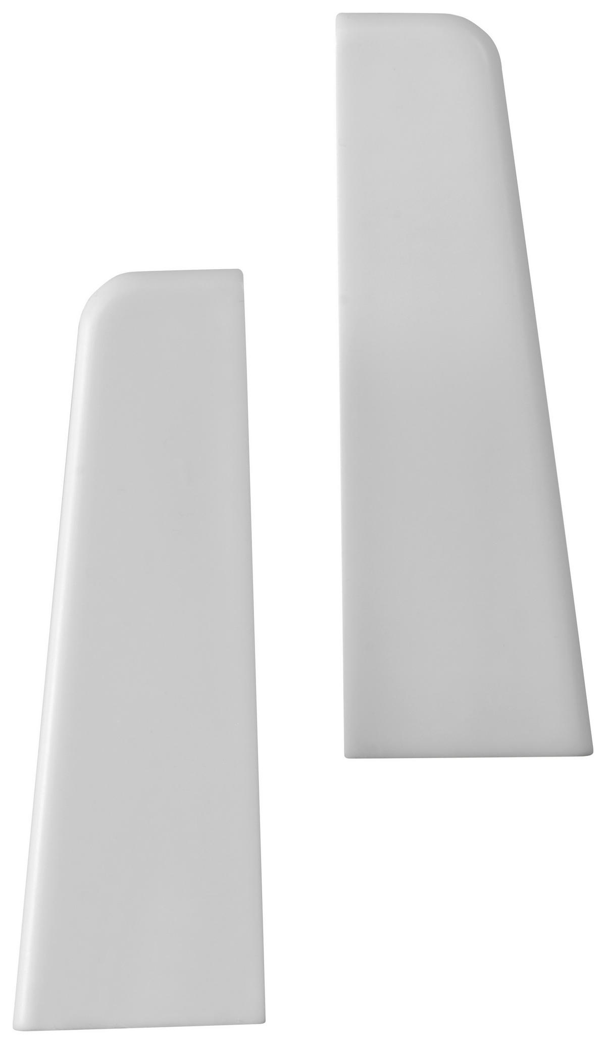 Endstück weiß L/B/H: ca. 0,77x1,78x5,96 cm Endstück für 58mm SL 0026 weiß - weiß (0,77/1,78/5,96cm)