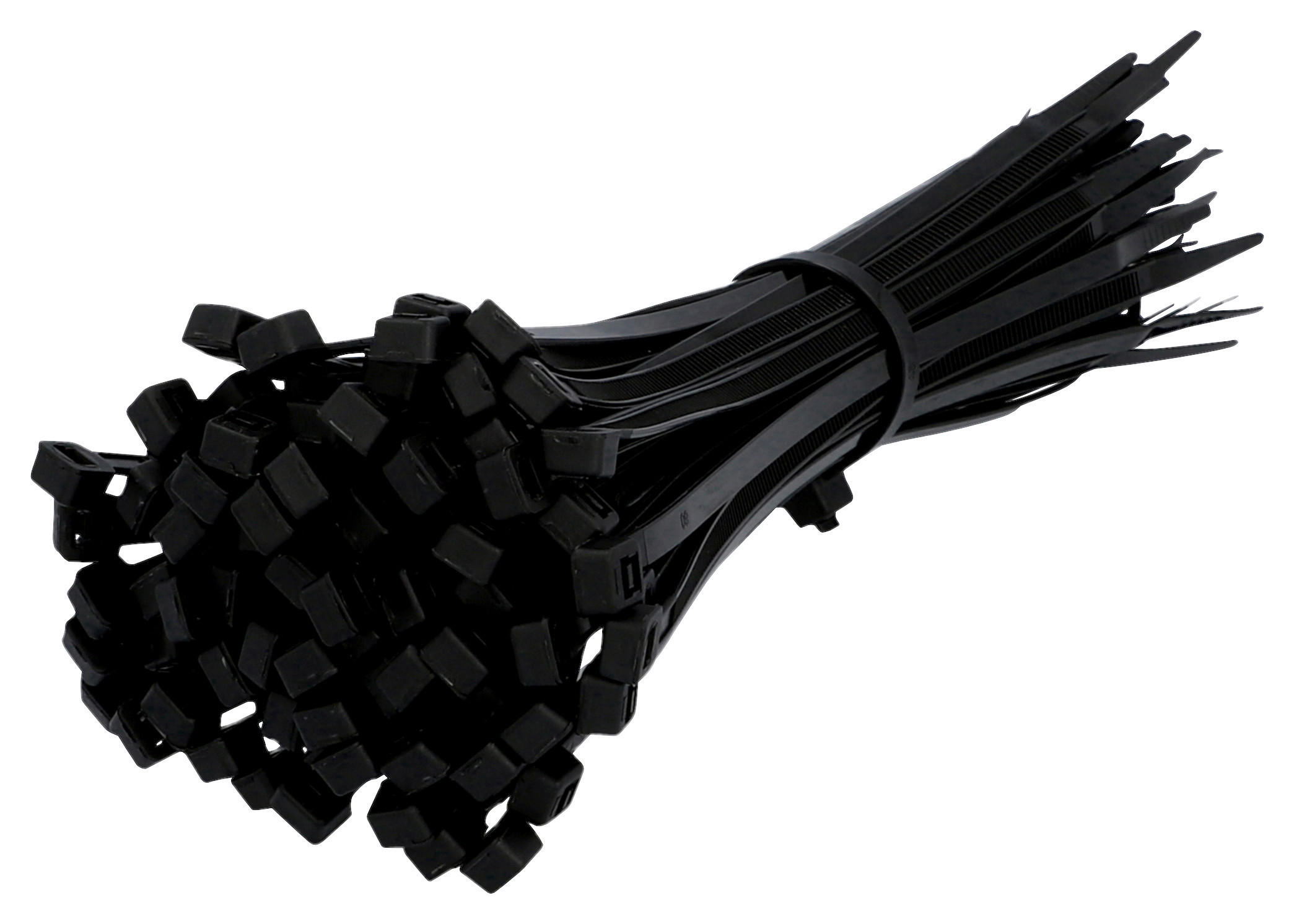 Kabelbinder schwarz 100 tlg. Kabelbinder_100erPack 200x4,8mm - schwarz
