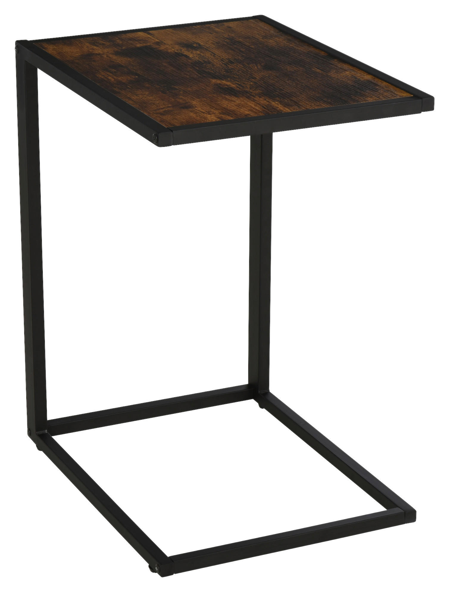 Beistelltisch 833-194BN braun schwarz B/H/T: ca. 40,6x64,2x50,8 cm 833-194BN - braun/schwarz (40,60/64,20/50,80cm) - HOMCOM