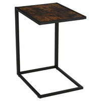 Beistelltisch 833-194BN braun schwarz B/H/T: ca. 40,6x64,2x50,8 cm 833-194BN - braun/schwarz (40,60/64,20/50,80cm) - HOMCOM