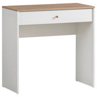 Schminktisch Hilda weiß matt Eiche Artisan Nachbildung B/H/T: ca. 80,1x78,5x40 cm Hilda - Eiche/weiß (80,10/78,50/40,00cm) - Möbelpartner