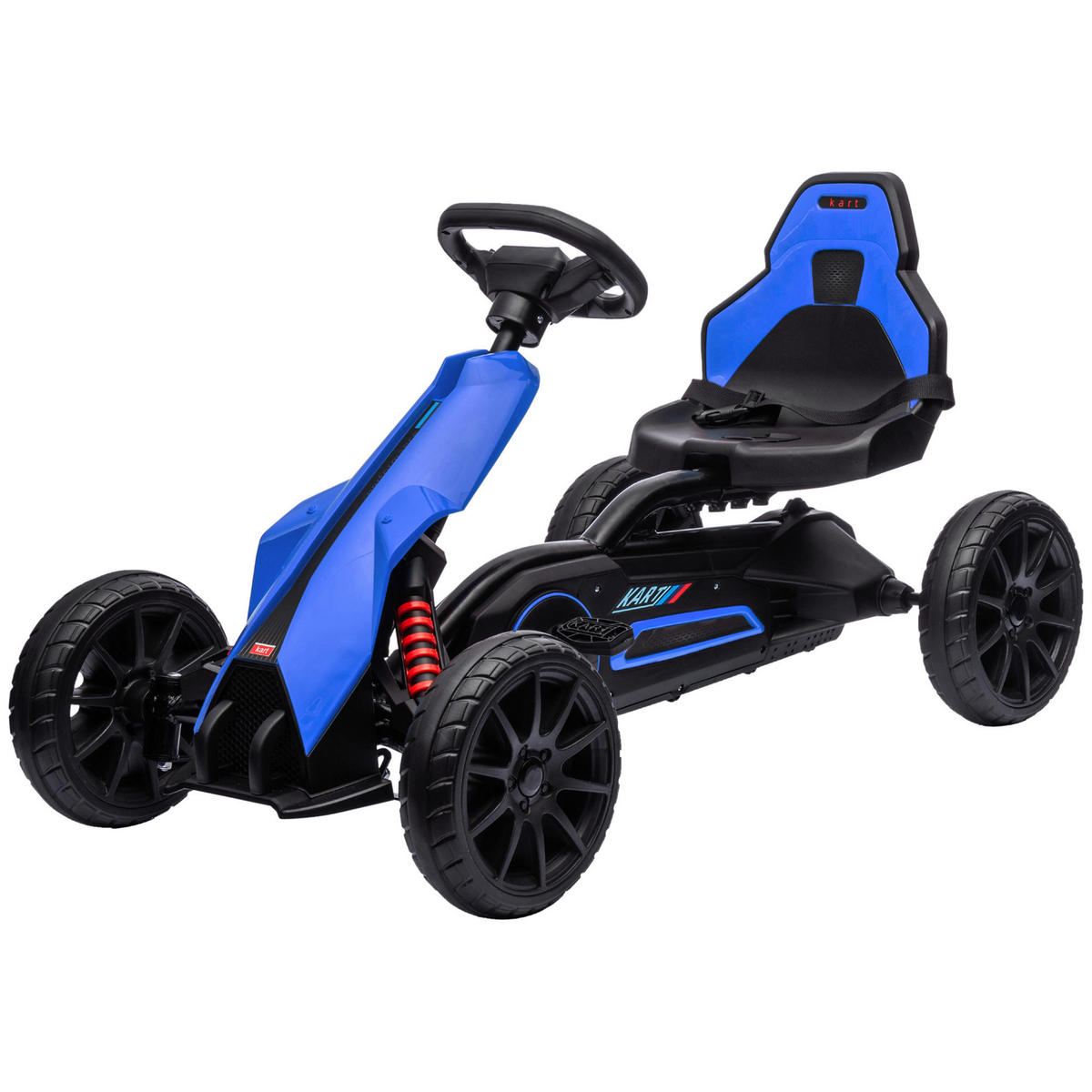 HOMCOM Go Kart blau B/H/L: ca. 58x58,5x100 cm Go Kart - blau (100,00/58,00/58,50cm) - HOMCOM
